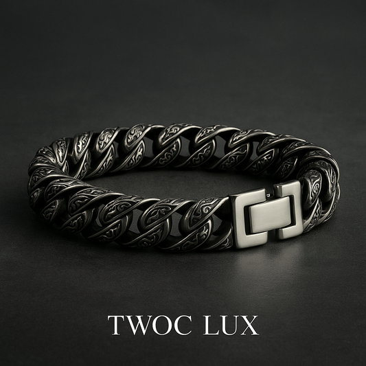 CUBAN ENGRAVED BRACELET